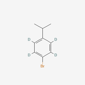 Chemical structure of 4-iso-Propylbromo(benzene-d4)