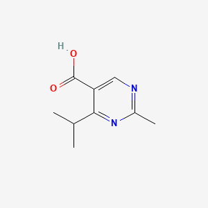 Chemical structure of 4-Isopropyl-2-methylpyrimidine-5-carboxylic acid