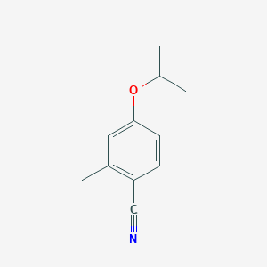 Chemical structure of 4-Isopropoxy-2-methylbenzonitrile