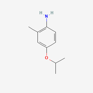 Chemical structure of 4-isopropoxy-2-methylaniline