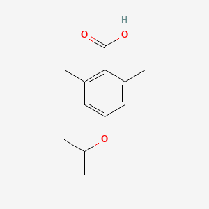 Chemical structure of 4-Isopropoxy-2,6-dimethylbenzoic acid