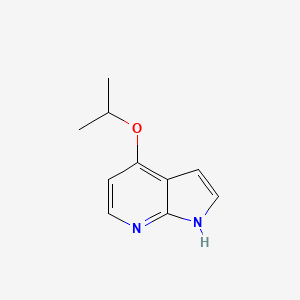Chemical structure of 4-Isopropoxy-1H-pyrrolo[2,3-b]pyridine