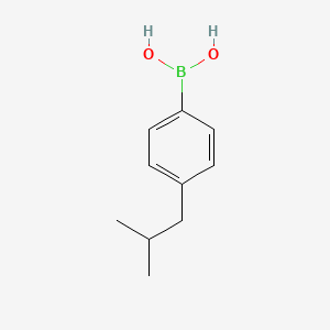 Chemical structure of 4-Isobutylphenylboronic Acid