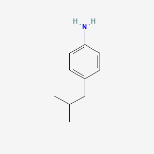 Chemical structure of 4-Isobutylaniline