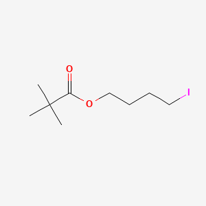 Chemical structure of 4-Iodobutyl Pivalate