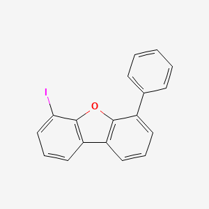 Chemical structure of 4-Iodo-6-phenyldibenzo[b,d]furan