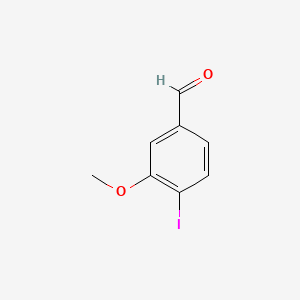 Chemical structure of 4-Iodo-3-methoxybenzaldehyde