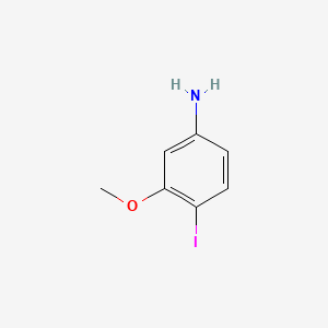 Chemical structure of 4-Iodo-3-methoxyaniline