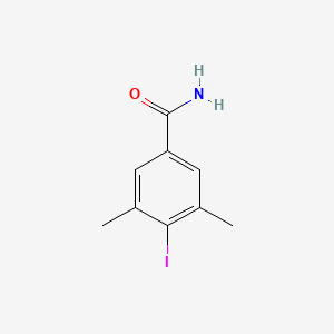 Chemical structure of 4-Iodo-3,5-dimethylbenzamide