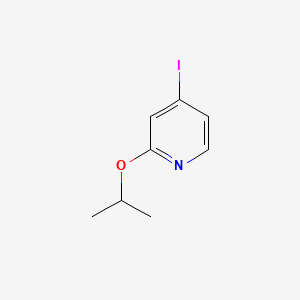 Chemical structure of 4-Iodo-2-isopropoxypyridine