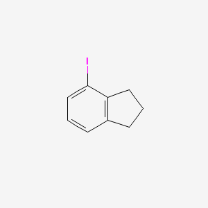Chemical structure of 4-Iodo-2,3-dihydro-1H-indene