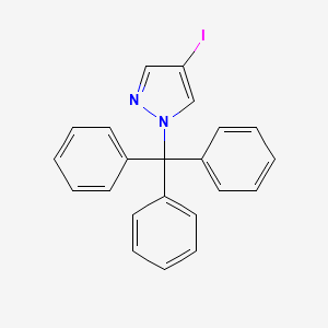 Chemical structure of 4-Iodo-1-trityl-1H-pyrazole