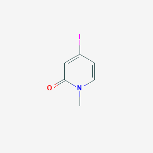 Chemical structure of 4-Iodo-1-methylpyridin-2(1H)-one