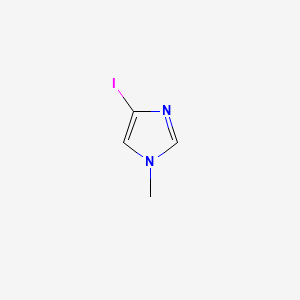 Chemical structure of 4-iodo-1-methyl-1H-imidazole