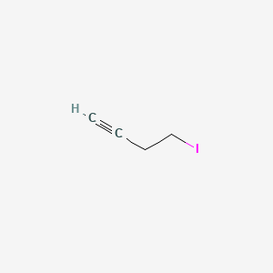 Chemical structure of 4-Iodo-1-butyne