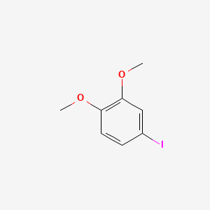 Chemical structure of 4-Iodo-1,2-dimethoxybenzene