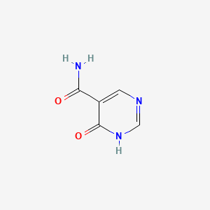 Chemical structure of 4-Hydroxypyrimidine-5-carboxamide