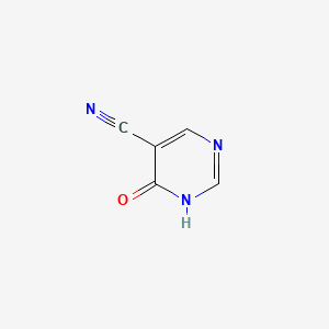 Chemical structure of 4-Hydroxypyrimidine-5-carbonitrile