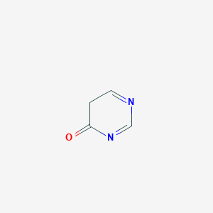 Chemical structure of 4-Hydroxypyrimidine