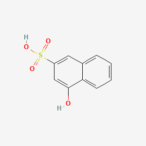 Chemical structure of 4-Hydroxynaphthalene-2-sulfonic acid
