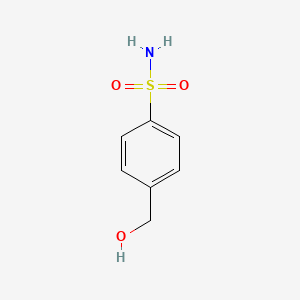Chemical structure of 4-Hydroxymethylbenzenesulfonamide