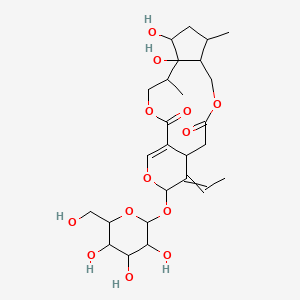 Chemical structure of 4''-Hydroxyisojasminin
