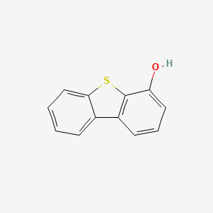 Chemical structure of 4-Hydroxydibenzothiophene