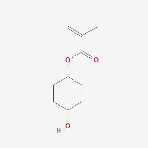 Chemical structure of 4-Hydroxycyclohexyl methacrylate