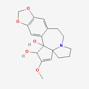 Chemical structure of 4-Hydroxycephalotaxine