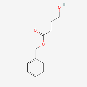 Chemical structure of 4-Hydroxybenzyl butyrate