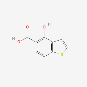 Chemical structure of 4-Hydroxybenzo[B]Thiophene-5-Carboxylic Acid