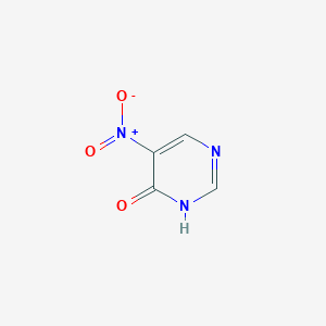 Chemical structure of 4-Hydroxy-5-nitropyrimidine