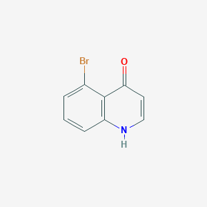 Chemical structure of 5-Bromoquinolin-4-ol