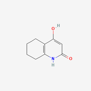 Chemical structure of 4-Hydroxy-5,6,7,8-tetrahydroquinolin-2(1H)-one