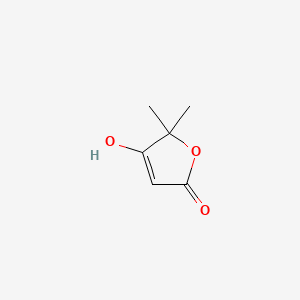Chemical structure of 4-Hydroxy-5,5-dimethylfuran-2(5H)-one