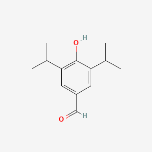 Chemical structure of 4-Hydroxy-3,5-bis(isopropyl)benzaldehyde