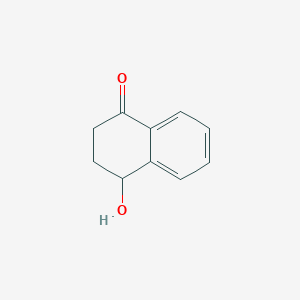 Chemical structure of 4-Hydroxy-1-tetralone