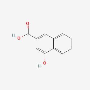 Chemical structure of 4-Hydroxy-2-naphthoic acid