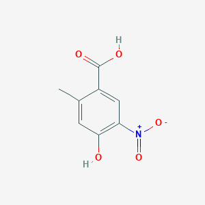 Chemical structure of 4-Hydroxy-2-methyl-5-nitrobenzoic acid