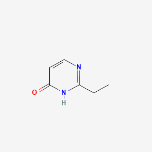 Chemical structure of 2-ethyl-3H-pyrimidin-4-one