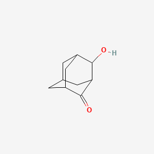 Chemical structure of 4-Hydroxy-2-adamantone