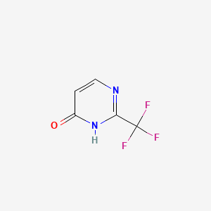 Chemical structure of 2-Trifluoromethyl-pyrimidin-4-ol