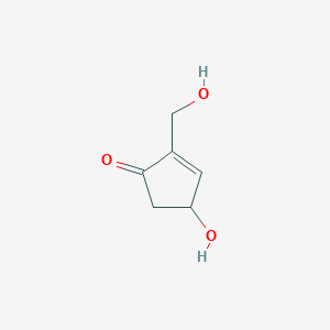 Chemical structure of 4-Hydroxy-2-(hydroxymethyl)-2-cyclopenten-1-one