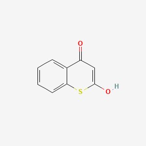 Chemical structure of 4-Hydroxy-1-thiocoumarin