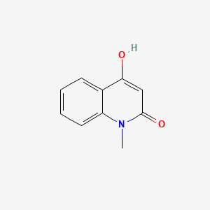 Chemical structure of 4-Hydroxy-N-methylcarbostyril
