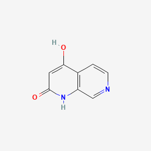 Chemical structure of 1,7-Naphthyridine-2,4-diol