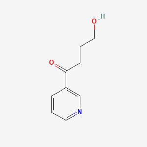 Chemical structure of 4-Hydroxy-1-(3-Pyridyl)-1-Butanone