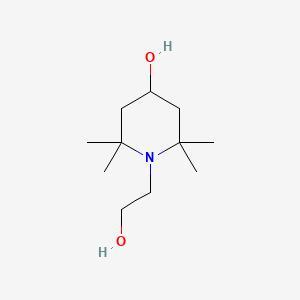 Chemical structure of 4-Hydroxy-1-(2-hydroxyethyl)-2,2,6,6-tetramethylpiperidine