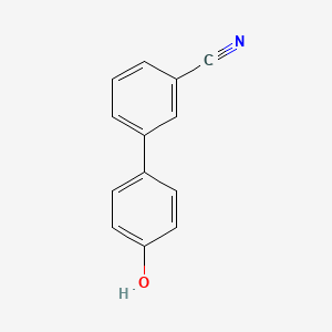 Chemical structure of 3-(4-Hydroxyphenyl)benzonitrile