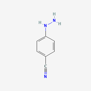 Chemical structure of 4-Hydrazinobenzonitrile